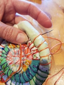 Making Fabric Spiral