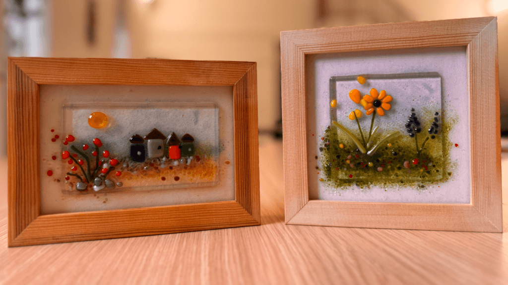 Layered Glass Artwork