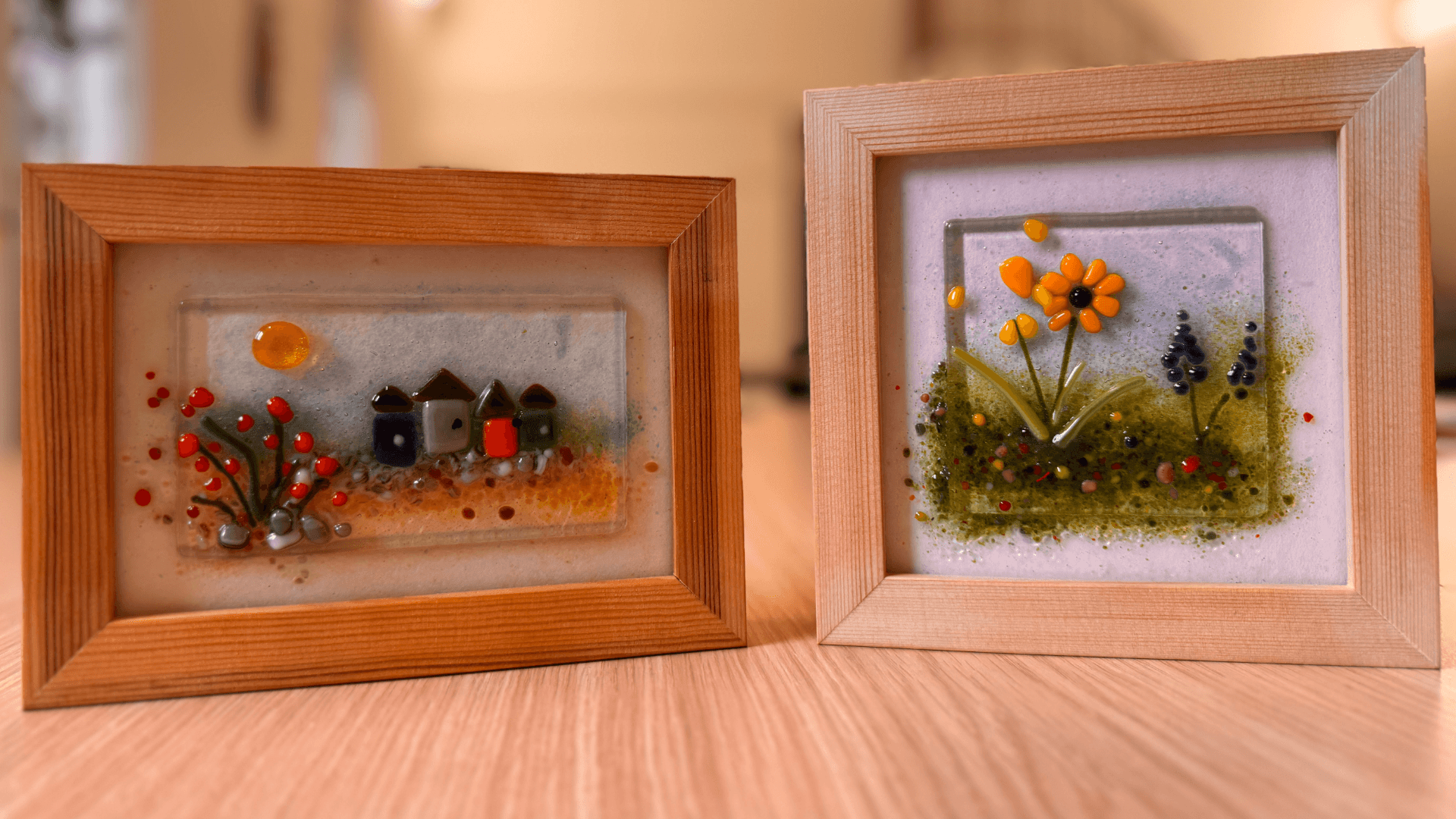 Layered Glass Artwork